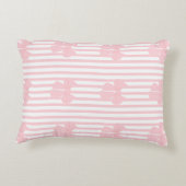 Joli Coussin Rose à Nœud | Coussin de Lancer Coque (Dos)
