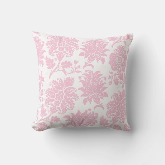 Joli Coussin rose Damask (Recto)