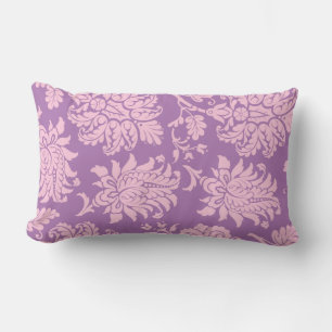 Joli Coussin rose et pourpre Damask