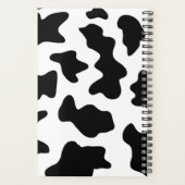 joli cowboy noir et blanc à la ferme empreinte de  (Dos)