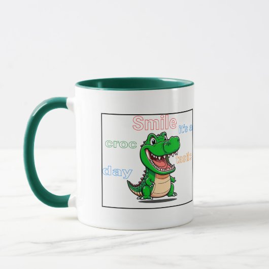 Joli crocodile Mug (Gauche)