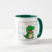 Joli crocodile Mug (Devant droit)