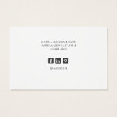 Joli Cuivre Orange Bijoux d'oreille Cartes d'affic (Dos)