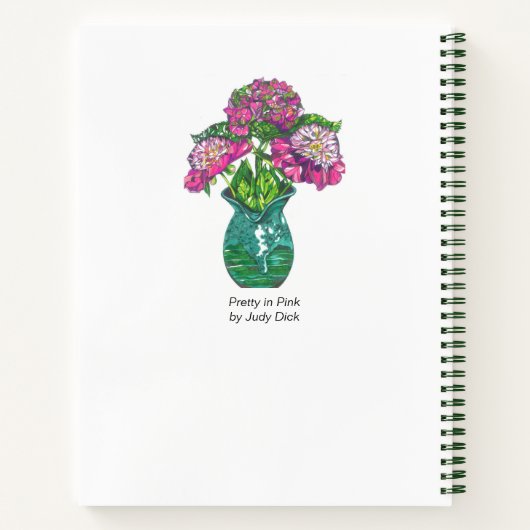 Joli dans Carnet spiral rose (Dos)