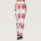 Joli dans les leggings fleuris roses pantalon de y (Dos)