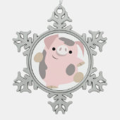 Joli Danser Danser Pig Pewer Ornement (Devant)