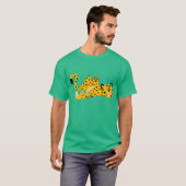 Joli Dashing Cartoon Cheetah T-Shirt (Devant entier)