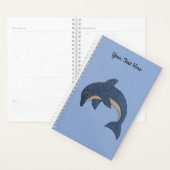 Joli Dauphin de saut bleu foncé (Devant avec enveloppe)