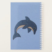 Joli Dauphin de saut bleu foncé (Dos)