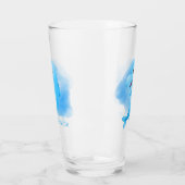 joli dauphins de plage ajouter nom Verre (Gauche)