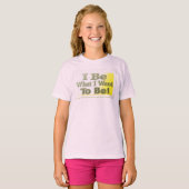 Joli Design À Propos De T-Shirt "I Be" (Devant entier)