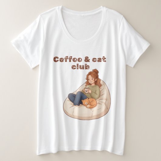 Joli design Café & Club Chat (Design devant)