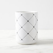 Joli design simple points noirs élégant café mug (Centre)