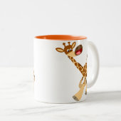 Joli dessin Ambling Giraffe Mug (Devant droit)