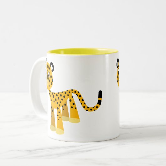 Joli dessin animé Cheetah Mug (Devant gauche)