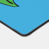 Joli dessin animé de chenille verte mignonne (Coin)