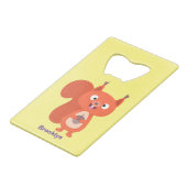 Joli dessin animé d'écureuil roux (Dos Angle)