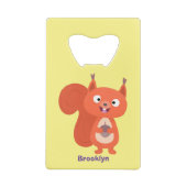 Joli dessin animé d'écureuil roux (Dos)