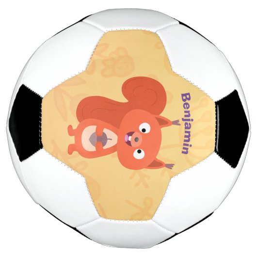 Joli dessin animé d'écureuil roux (Tourné)