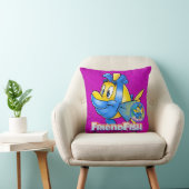 Joli dessin animé FriendFish coussin (Chaise)