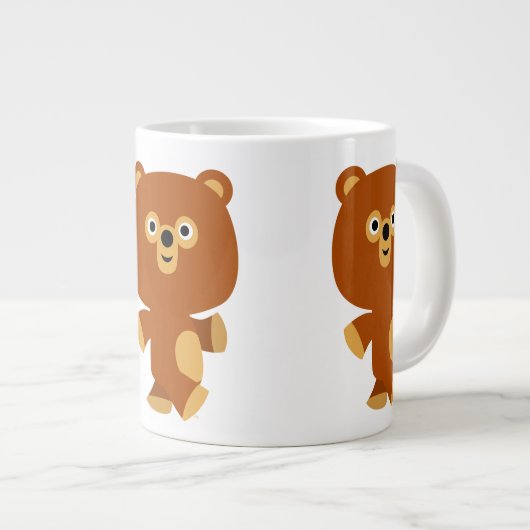 Joli dessin assertif Ours Jumbo Mug (Devant droit)