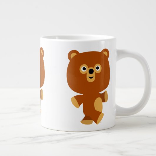 Joli dessin assertif Ours Jumbo Mug (Droite)
