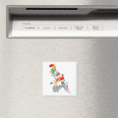 Joli dessin Brême Town Musiciens Magnet (In Situ (Lave-vaisselle))