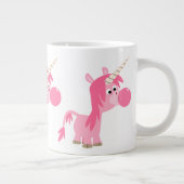 Joli dessin bulle gomme Unicorn Jumbo Mug (Droite)