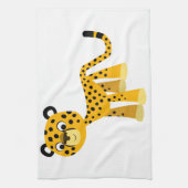 Joli Dessin Cartoon Cheetah Serviette de cuisine (Vertical)