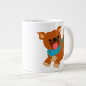 Joli Dessin Cartoon Staffie Jumbo Mug (Devant droit)