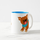 Joli Dessin Cartoon Staffie Mug (Devant droit)
