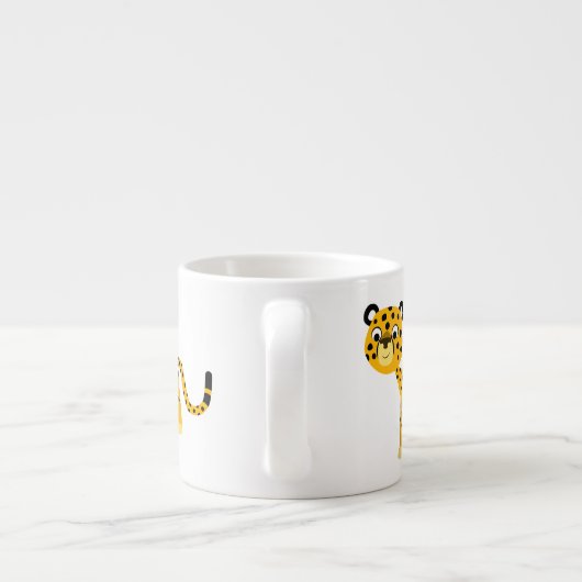 Joli Dessin Cheetah Espresso Mug (Dos)