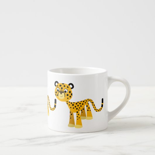Joli Dessin Cheetah Espresso Mug (Droite)