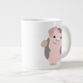 Joli dessin dansant cochon Jumbo Mug (Devant droit)