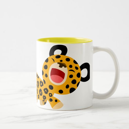 Joli dessin facétieux Leopard Mug (Droit)