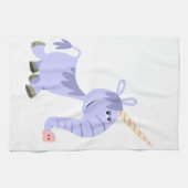 Joli Dessin Inhabituel Unicorn Serviette de cuisin (Horizontal)