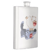Joli Dessin Joué Mouton et Loup classique Flacon (Droite)