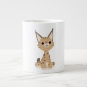 Joli dessin Lynx Jumbo Mug (Devant)
