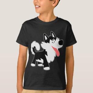 Joli dessin Sibérie Husky T-shirt Enfants