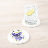 Joli Dessous de verre Abstrait en grès de Chihuahu (Côté)