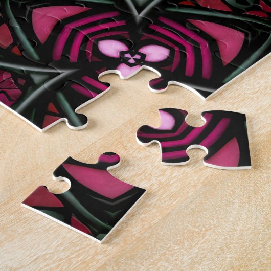 Joli, difficile, répétition Motif Jigsaw Puzzle (Côté)