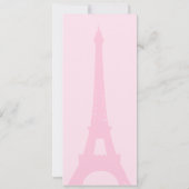 Joli Dîner De Répétition Paris Invitation (Dos)