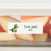 Joli Dinosaure Coloré École Enfants Étiquettes per (Apposé)