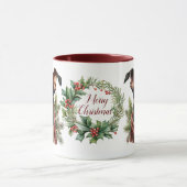 Joli Doberman Pinscher Dog Christmas Mug (Centre)