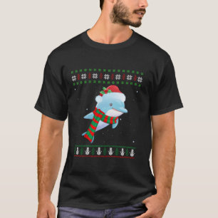 Joli Dolphin Xmas Sweat style moche Père Noël Dolp