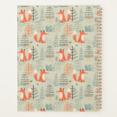 Joli Doodle Fox Forest Motif de bois (Dos)
