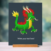 Joli Dragon Chinois Vert (Neutre)