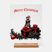 Joli elfe de Noël gothique. (Recto)