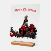 Joli elfe de Noël gothique. (Angle)