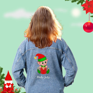 Joli Elfe de Noël Vert Rouge